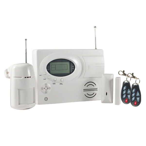 Central wireless / full wired alarm motion detector, LCD display